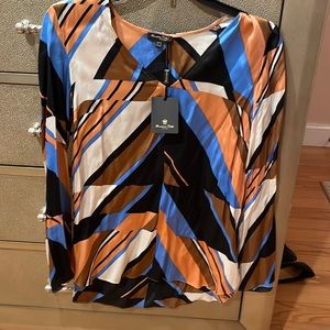 Massimo Dutti multi colored blouse. Brand new with tags. Never worn. Size 4.